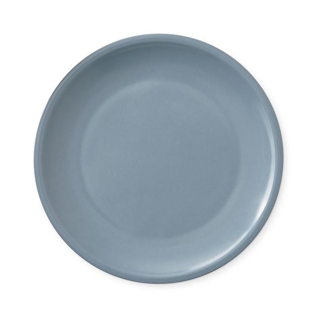 Le Creuset Coupe Salad Plates, Set of 4, Matte Mineral Blue
