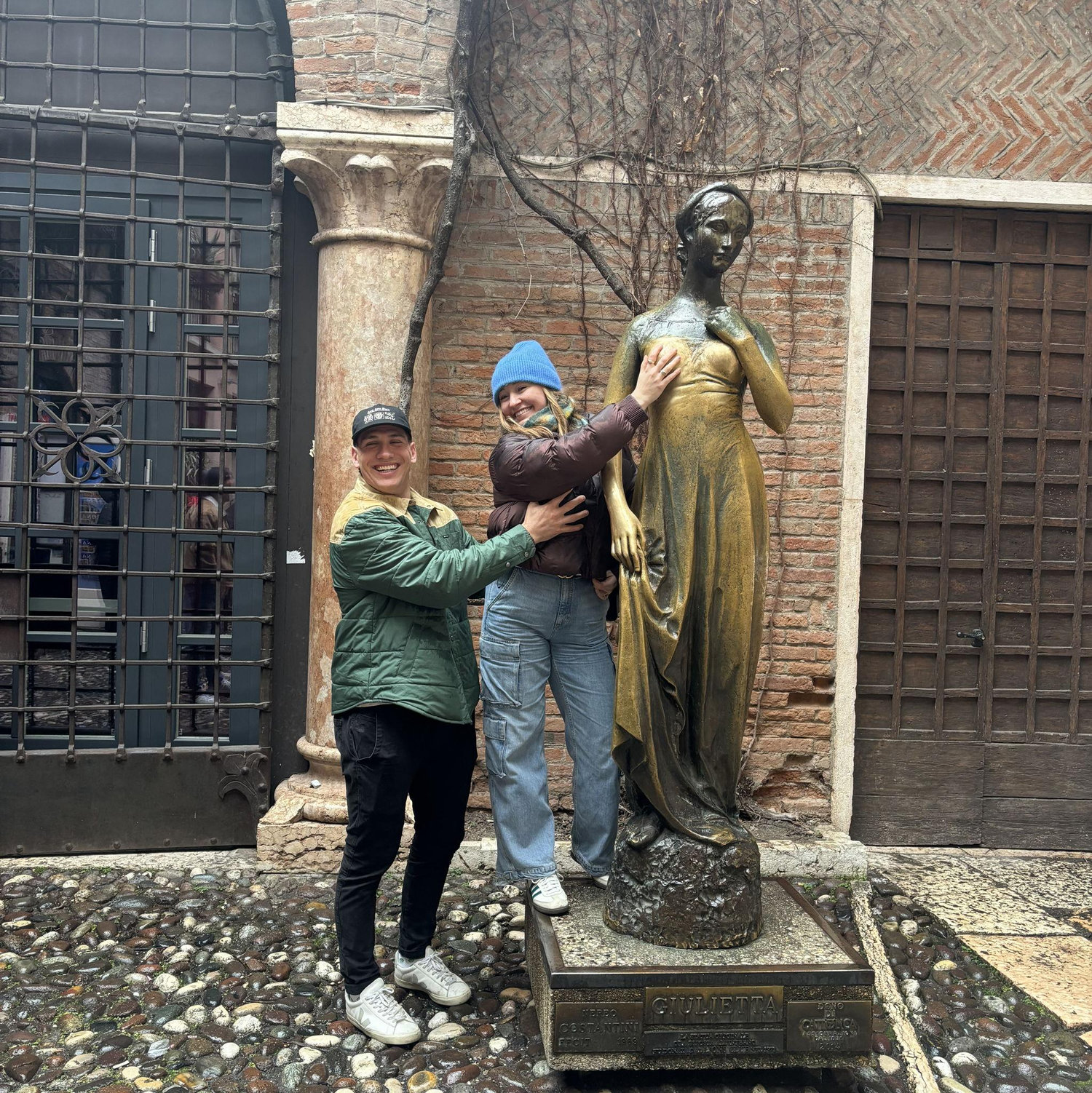 2025! Molly rubbing Juliet's boob for good luck....and Matt???