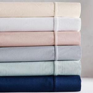 PB Classic 400-Thread-Count Organic Sheet Set, White