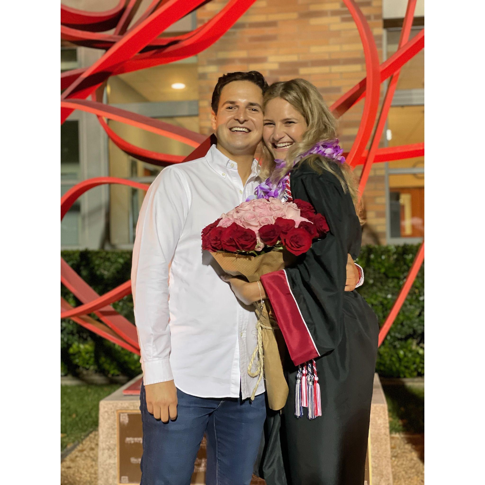 My graduation from Chapman!