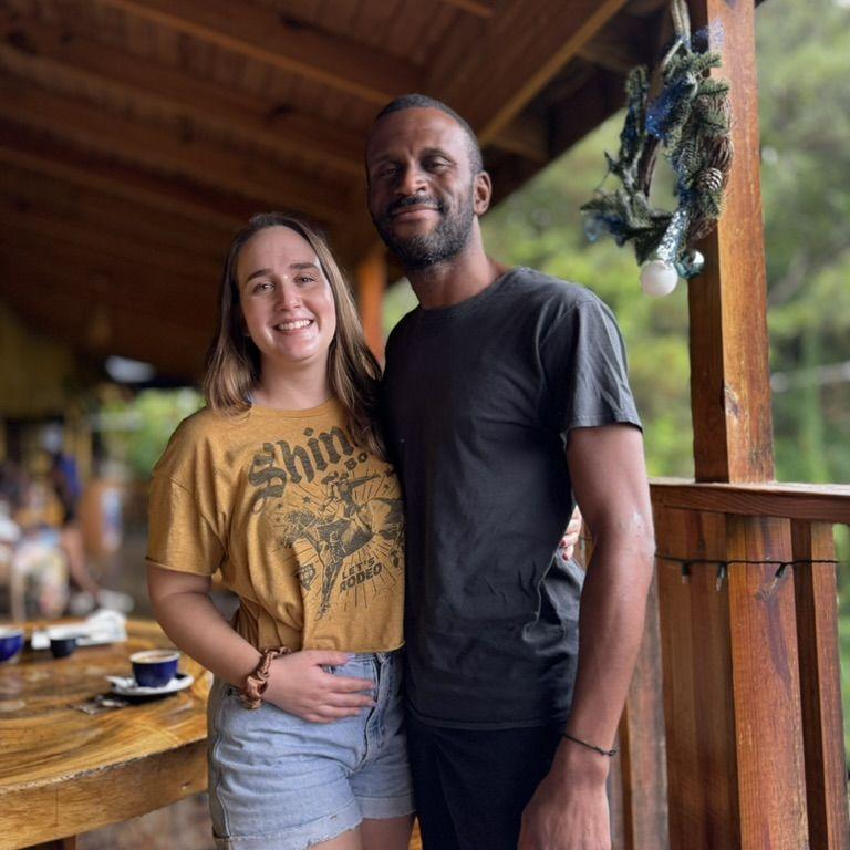 Coffee stop on Blue Mountain in Kingston, Jamaica. December 2023