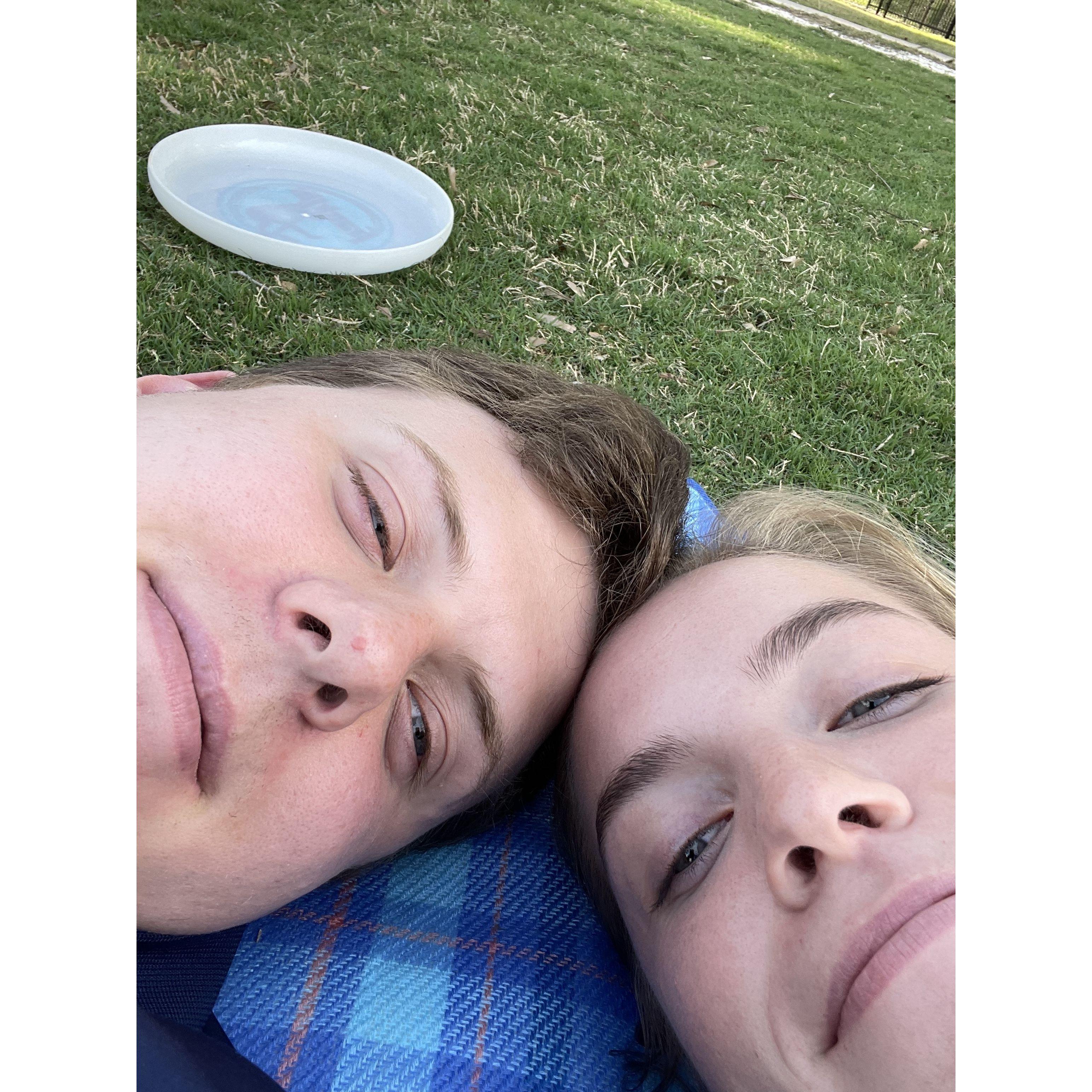 The last day together before a long-distance summer. April 2022