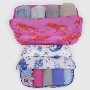 Large Packing Cube Set Sea Creatures - Baggu