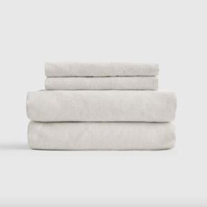 European Linen Sheet Set - Sand, Queen