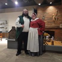 Our first Night at the Museum as volunteers together!