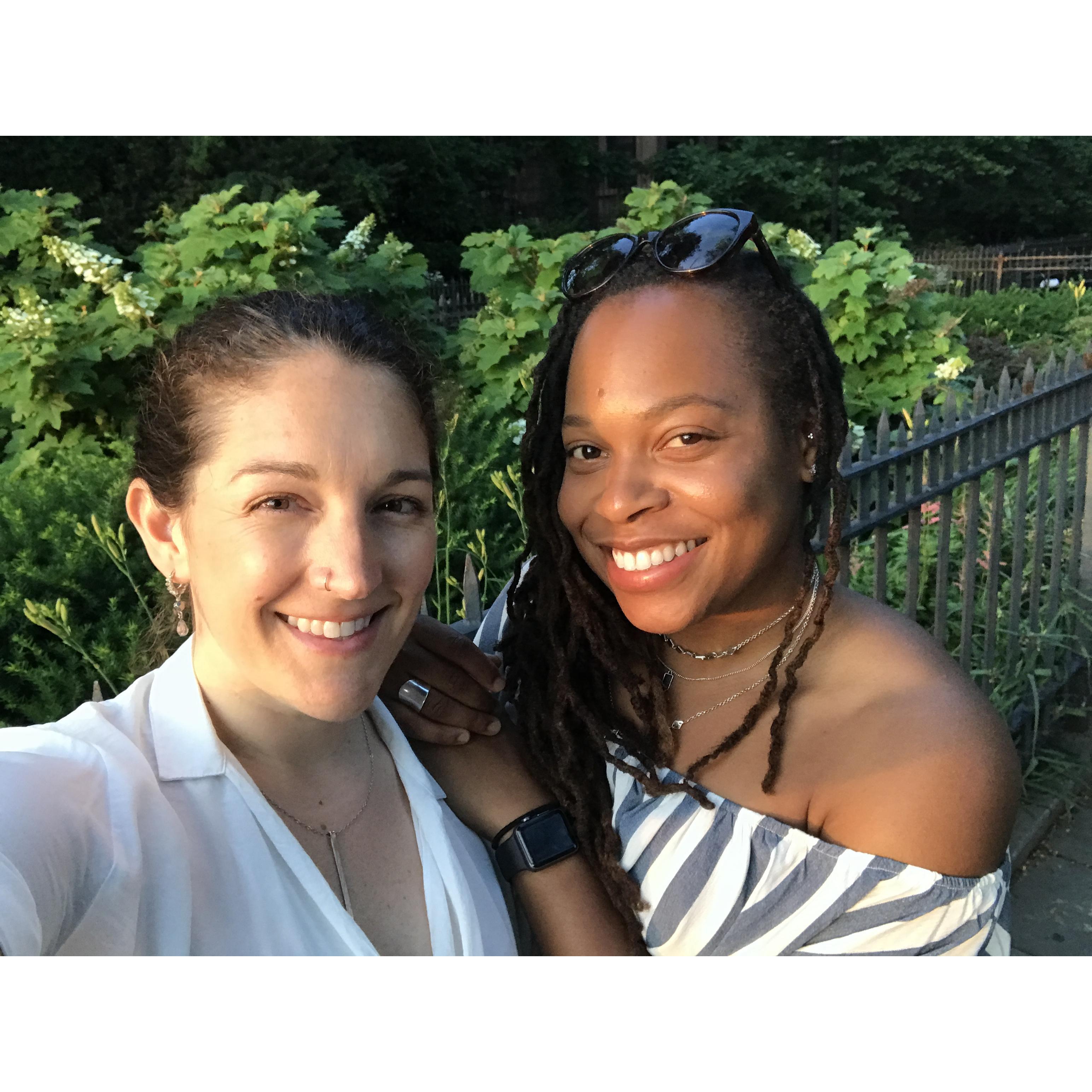 On the Promenade in Brooklyn 2016