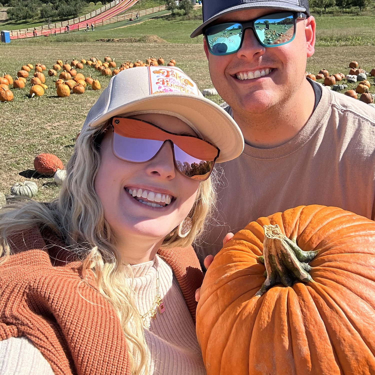 One of our favorite traditions, getting a pumpkin to carve for the fall season!