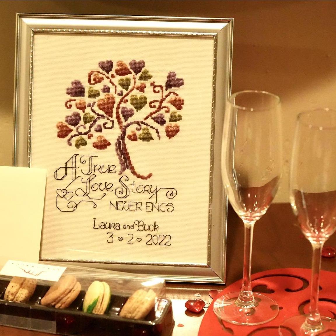 Such a beautiful keepsake made by Buck’s mom, Kathy