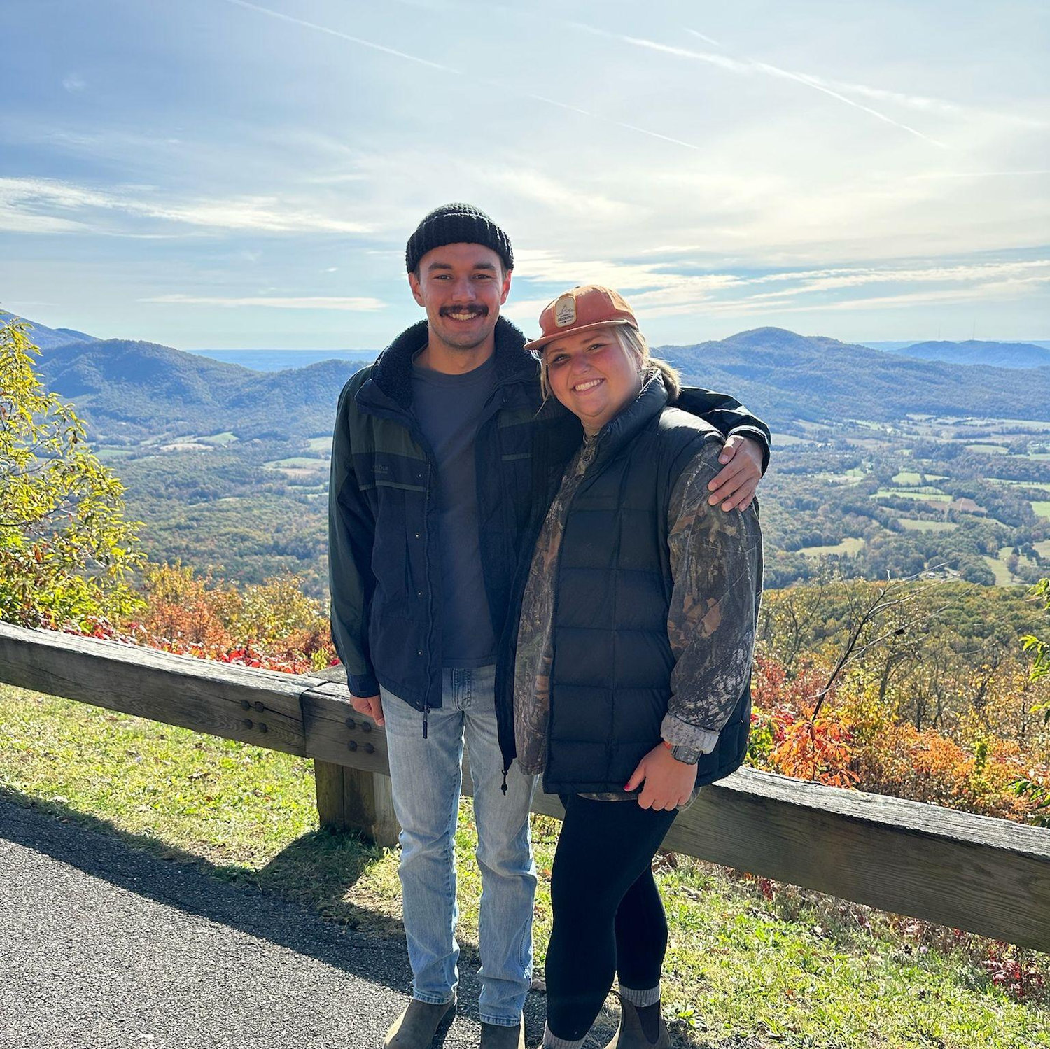 If it's a Saturday or Sunday afternoon, you will most likely catch us on the Blue Ridge Parkway!