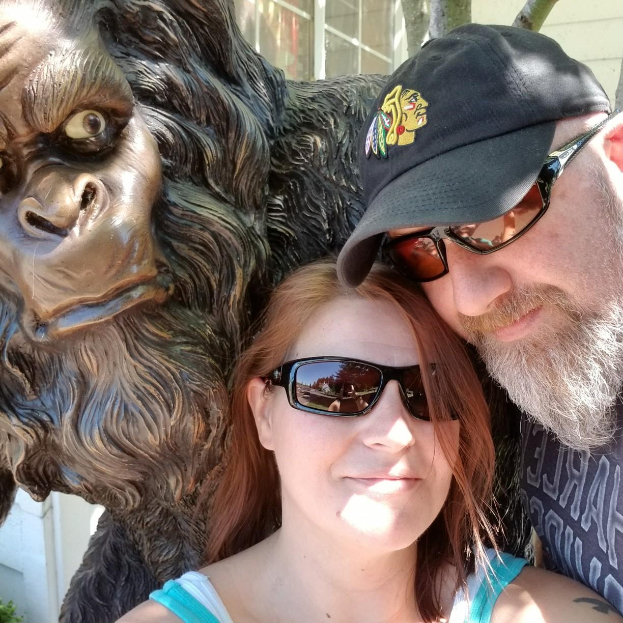 When even Sasquatch is taken by surprise. 
Bonneville Dam 2019