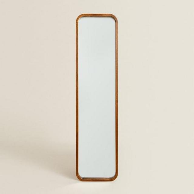 WOODEN HANGING FULL-LENGTH MIRROR