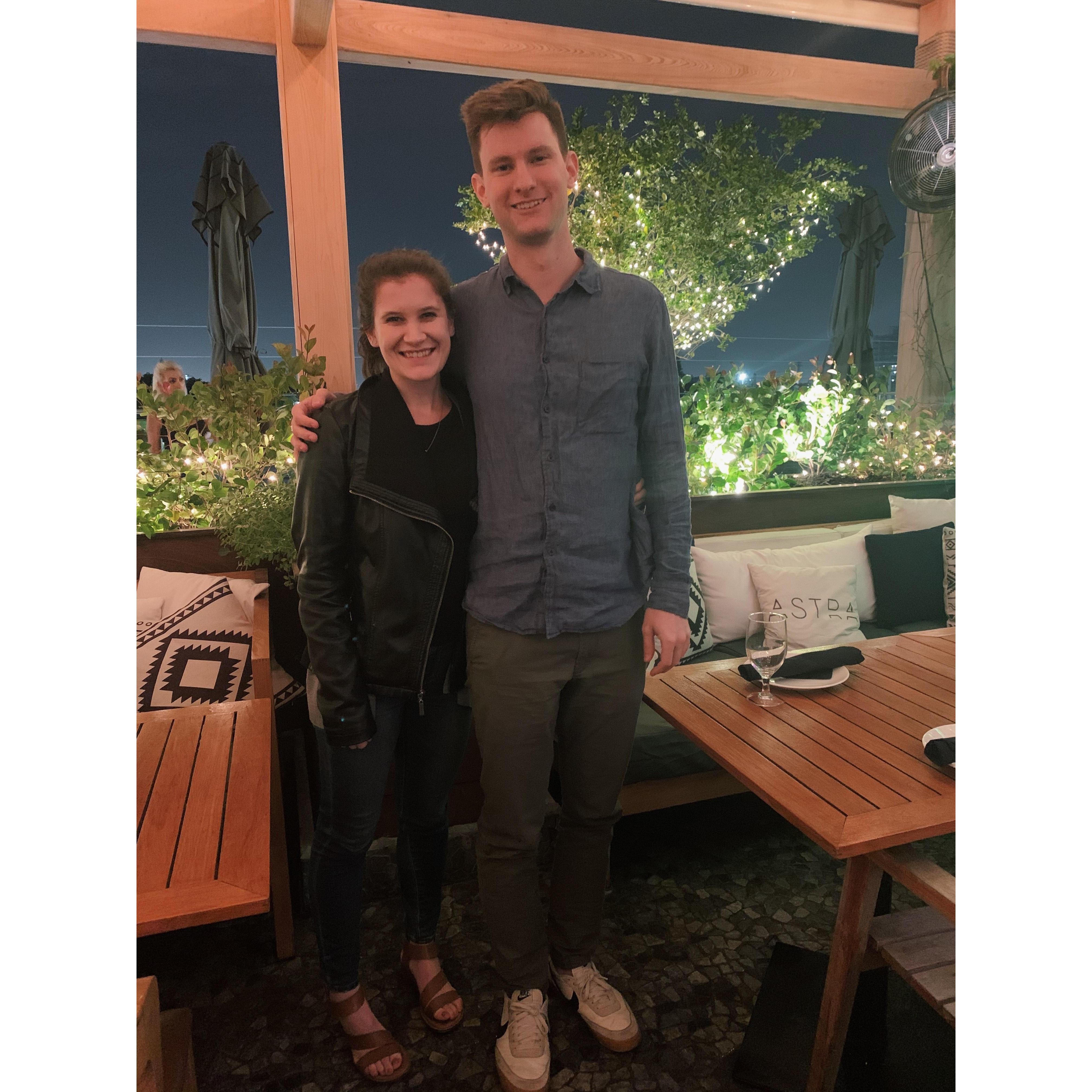 After a delicious branzino in Miami