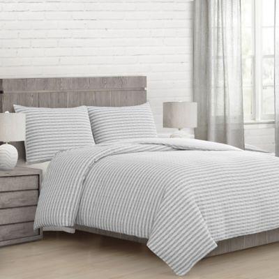Seabrook Full/Queen Comforter Set in Grey