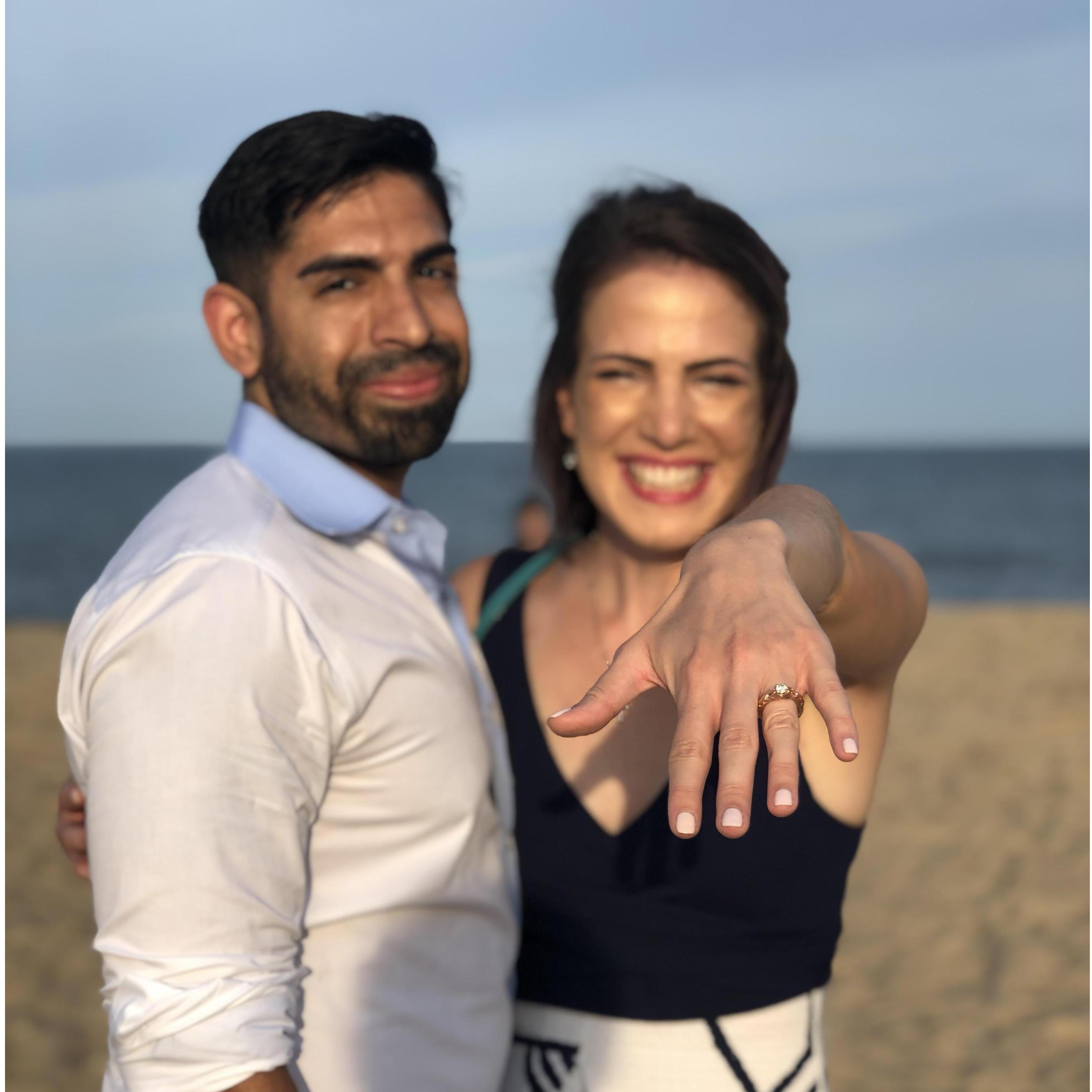 Engaged at Bethany Beach!