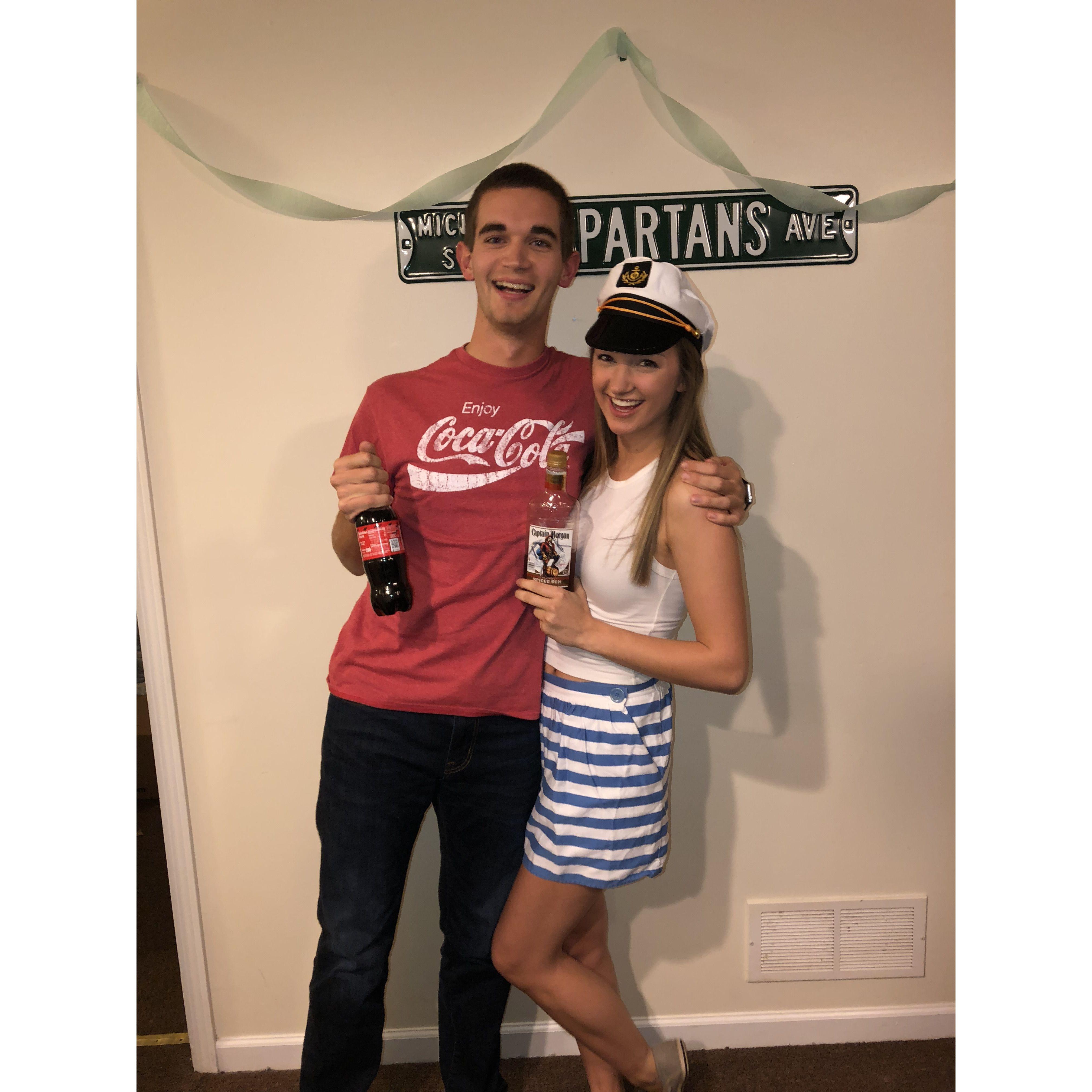 Recreating one of our favorite college drink orders: Captain and Coke
