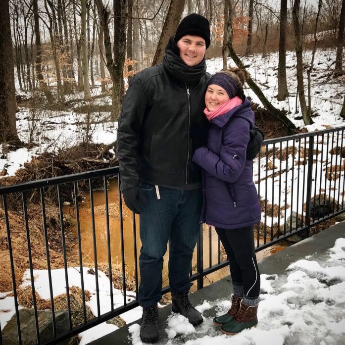 A snowy trip to DC to visit friends.