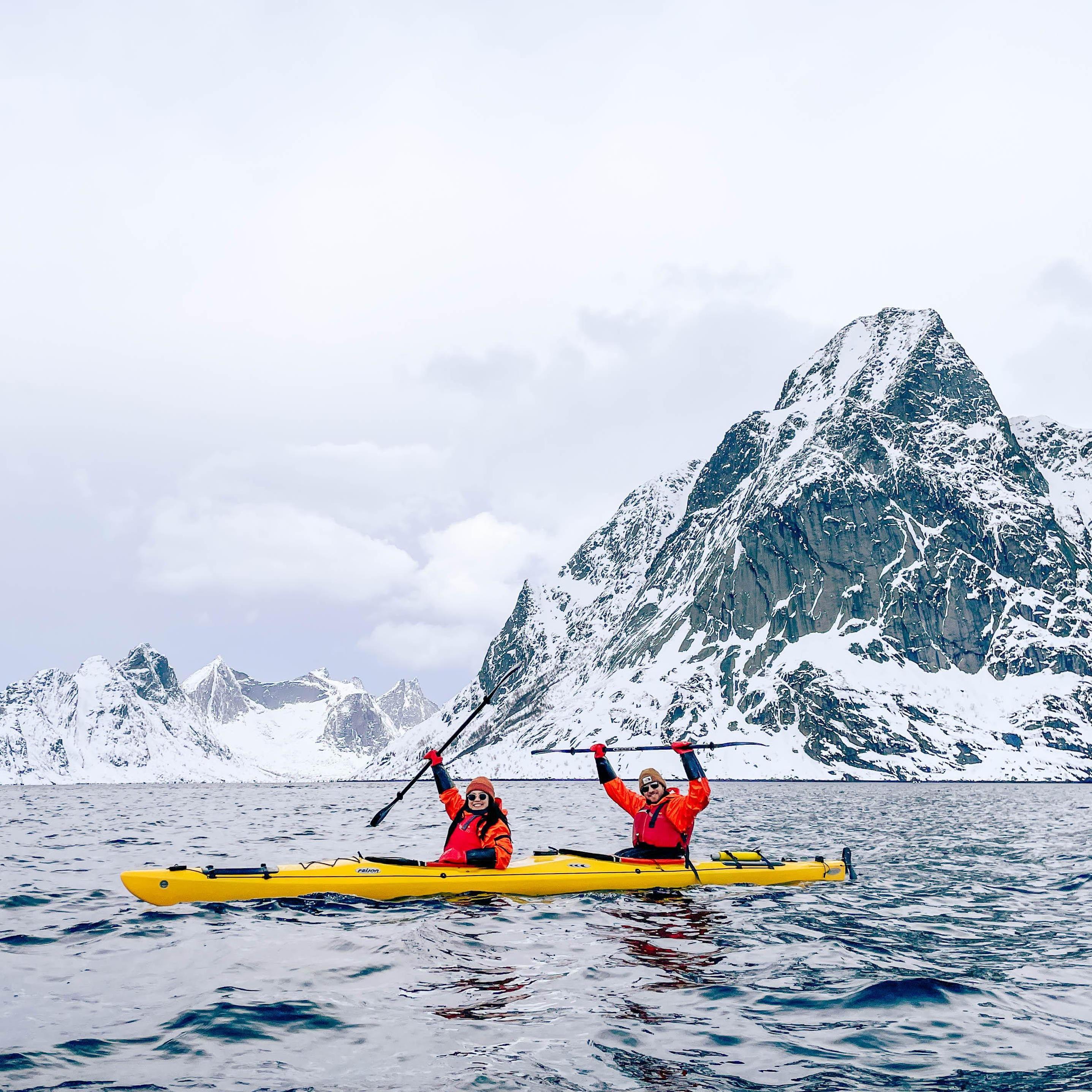 Sea kayaking in Norway