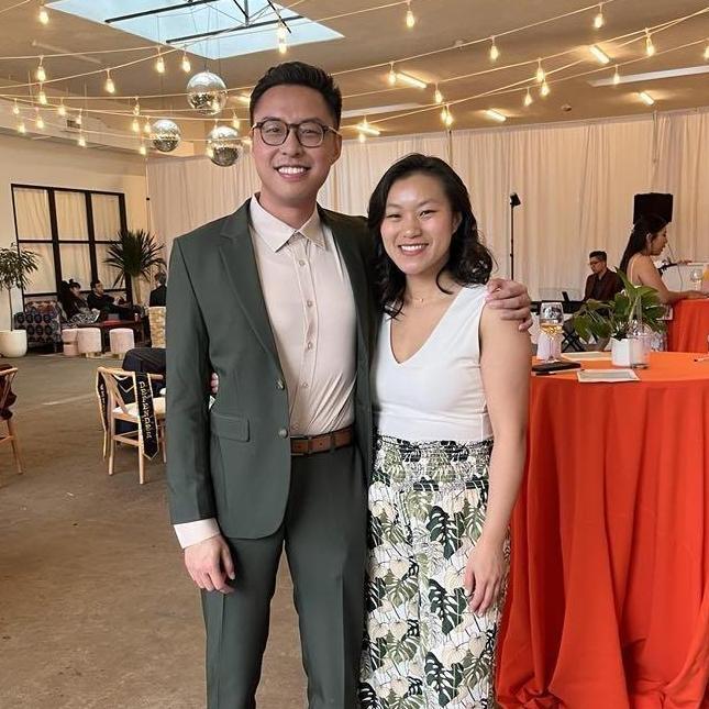 Wedding festivities! Laughing while dancing the night (and Joyce's curls) away!