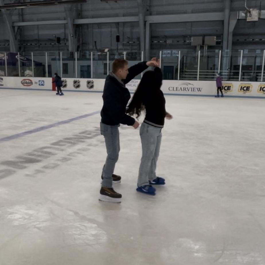 Going ice skating