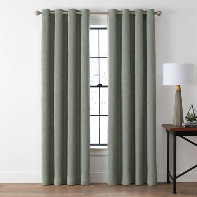 Brookstone® Zadie 63-Inch Grommet 100% Blackout Window Curtain Panel in Moss