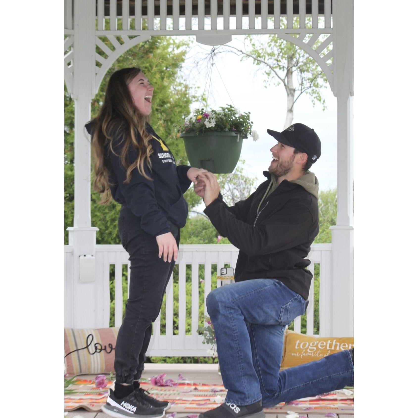 June 11th of 2023, the day Kyle asked me to marry him!