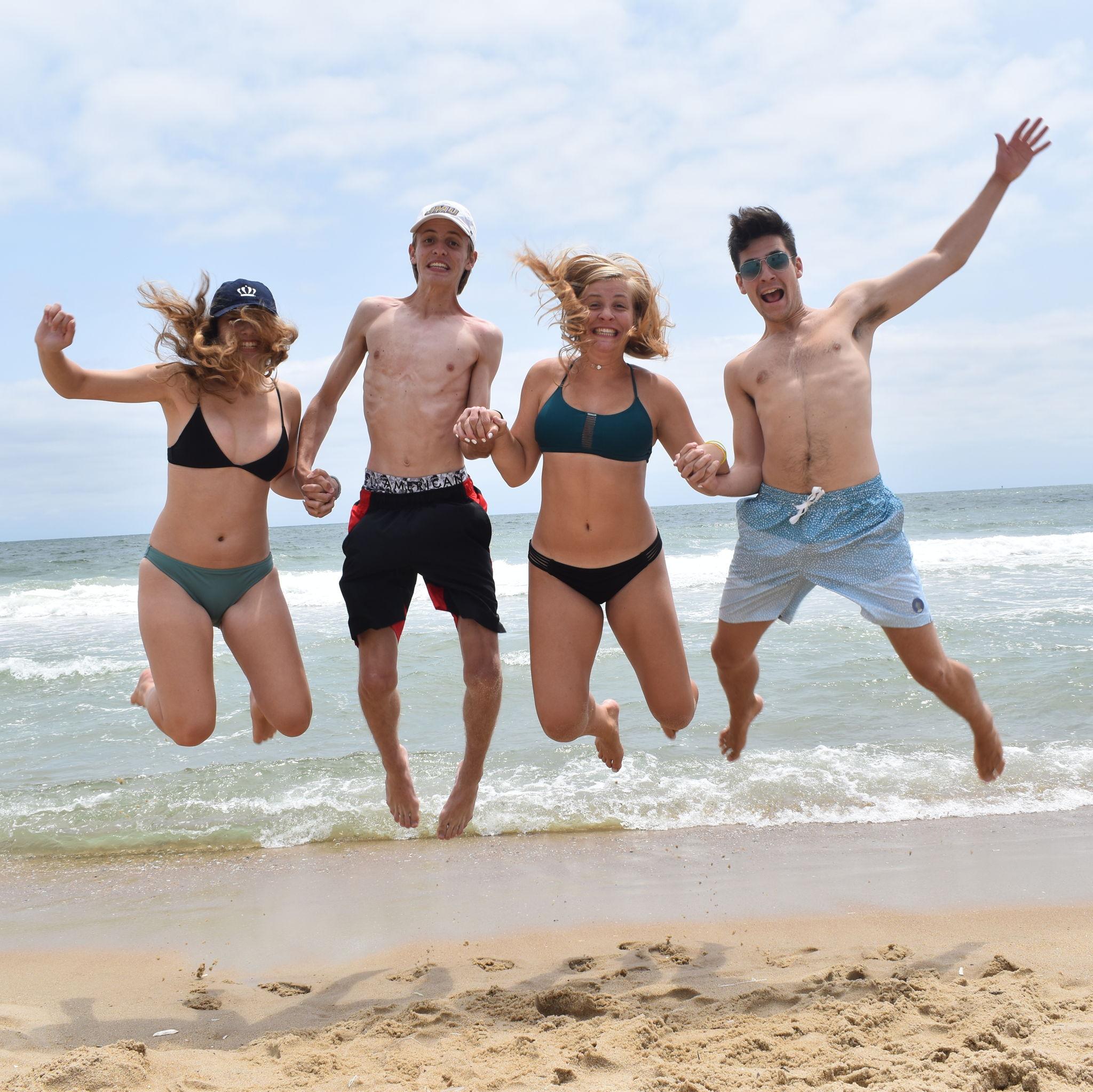 Teddy's first time tagging along on a Wright family vacation. Quick trip to Ocean City, MD. Jessie's mom made us all do a beach photoshoot, which ended up being a blast (ft. Jessie's brother and future sister-in-law)
