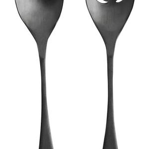 Knork 2 Piece Titanium Serving Set, Black Matte