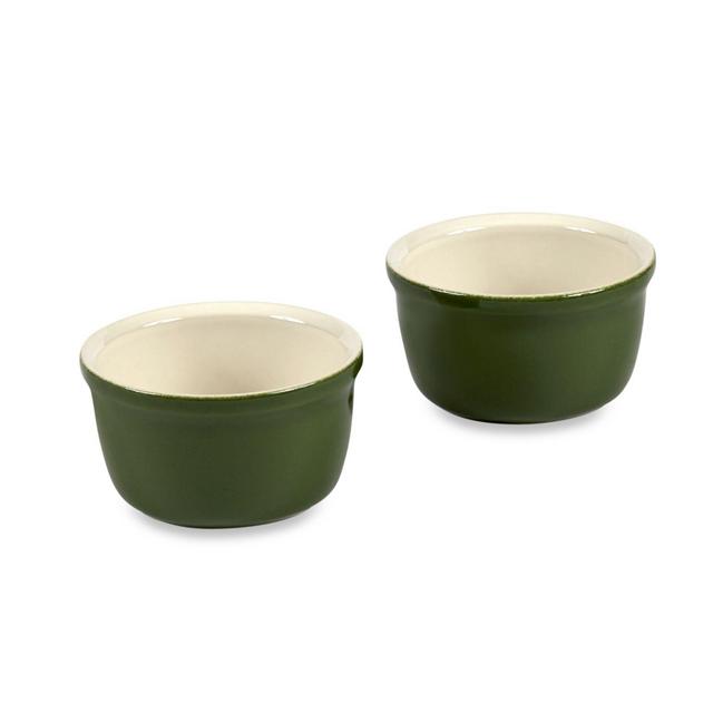Emile Henry Modern Classics 3.5-Inch Ramekins in Green (Set of 2)