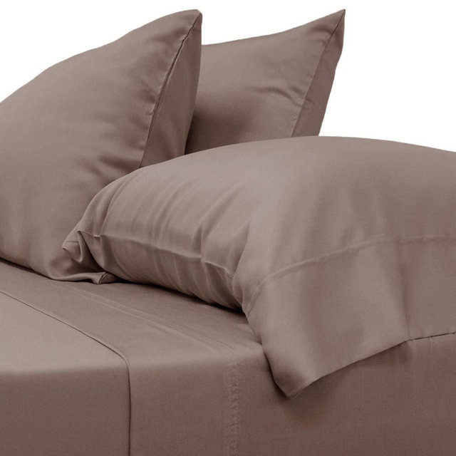 Cariloha Classic Bamboo Sheets 4 Piece Bed Sheet Set - Softest Bed Sheets and Pillowcases - 100% Viscose from Bamboo (King, Beach Linen)