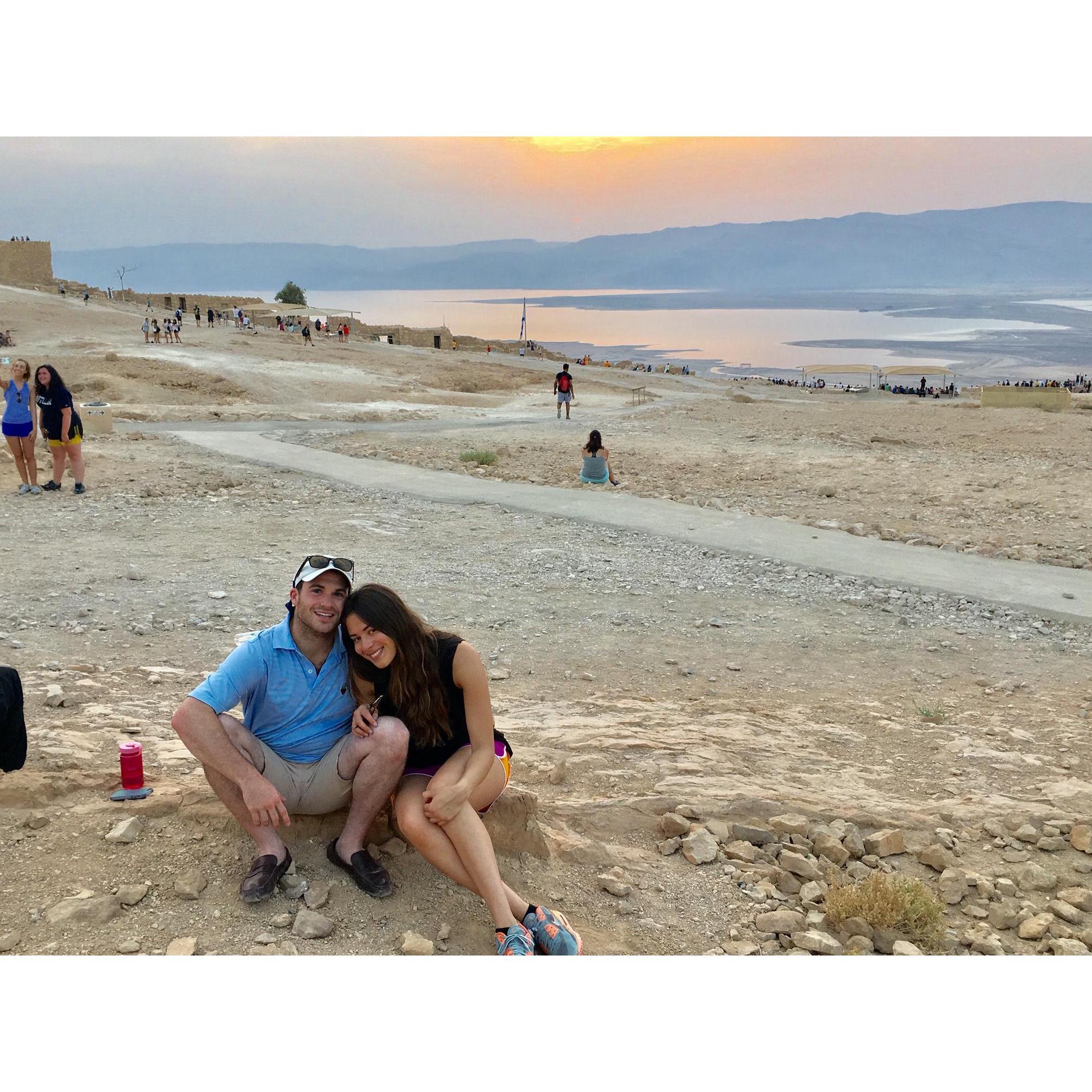 Top of Mt Masada!
