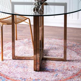 Vintage Medallion Elmer Round Rug