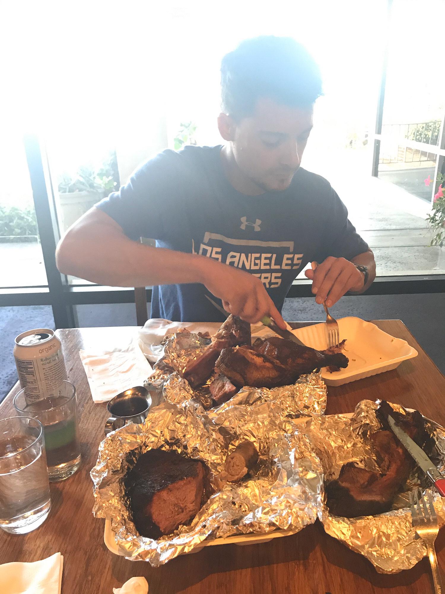 Never shy to pig out in front of each other.