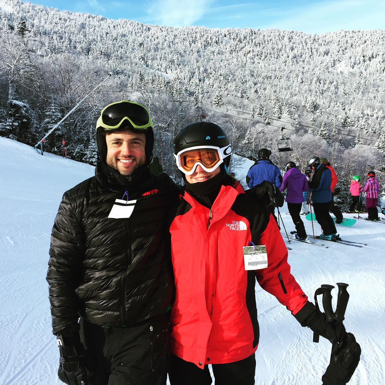 First weekend getaway together to Sugarbush Mountain in Vermont. This helped us create one of our nicknames for each other :)