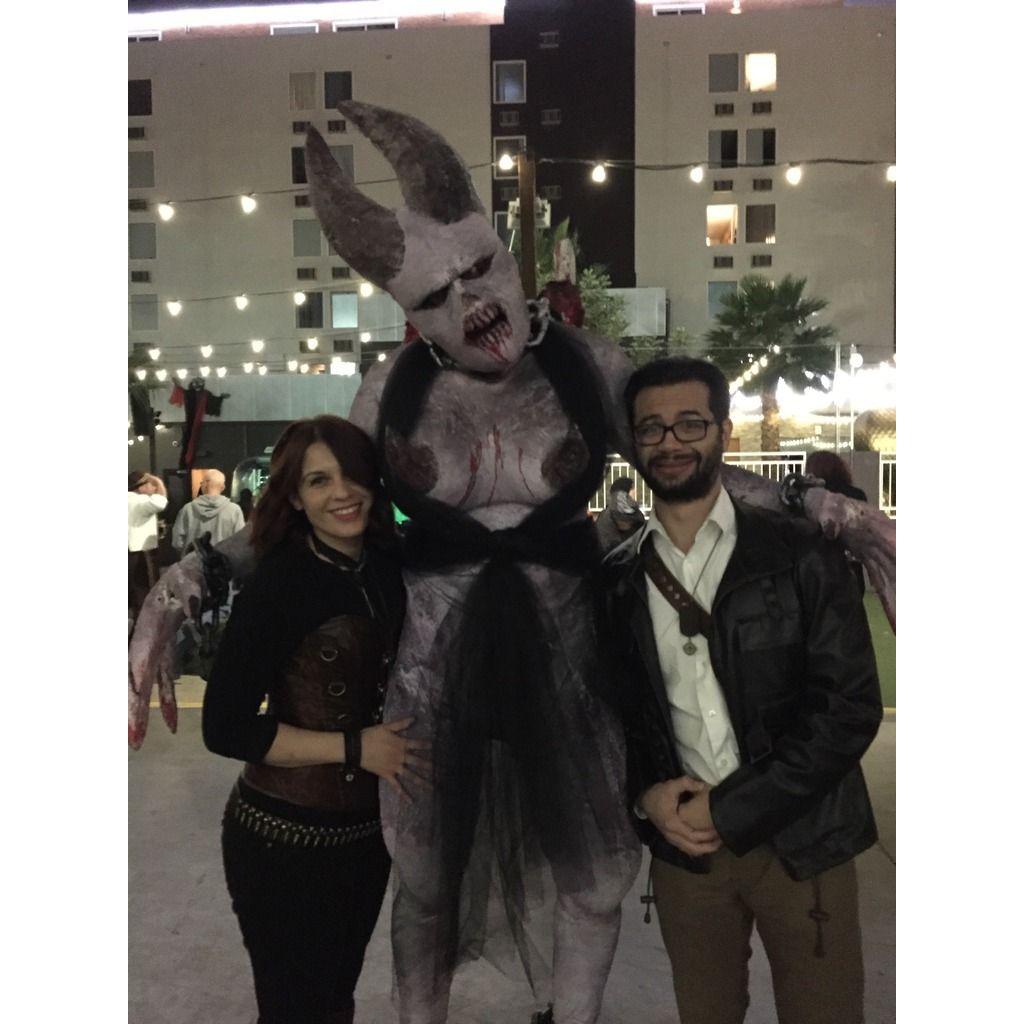 The Halloween wedding party that inspired us to get married.