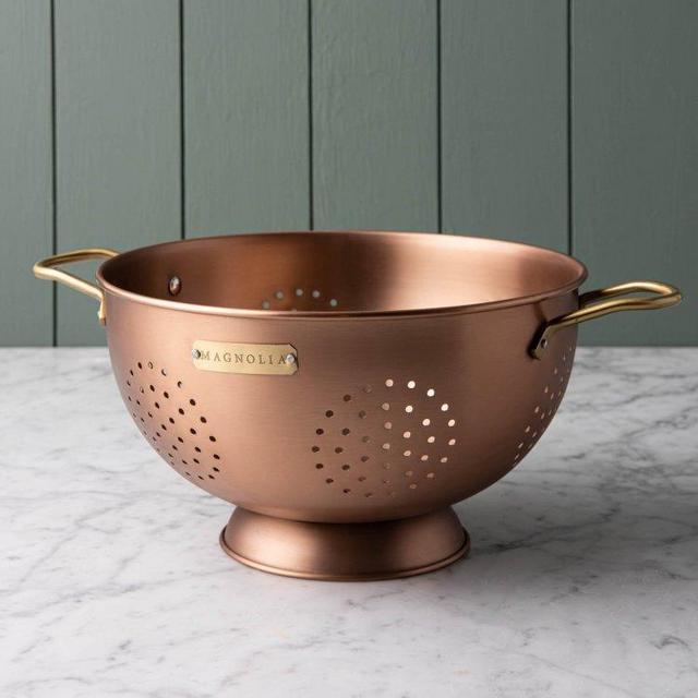 Copper and Brass Colander