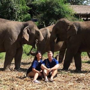Elephant sanctuary, Bamboo rafting & Pad thai cooking experience
