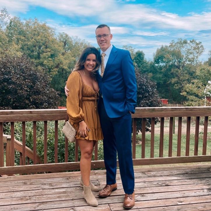 Danville wedding (our first wedding that we attended together)