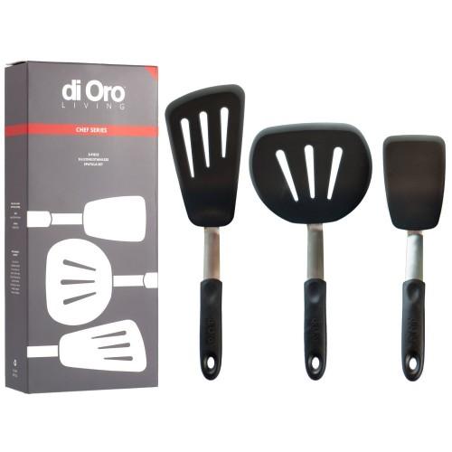 Chef Series FLEX Silicone Spatula Turner (3-Piece)