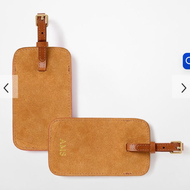 Soho Suede Luggage Tag