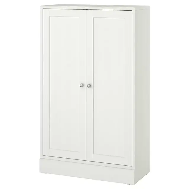 Cabinet with base, white