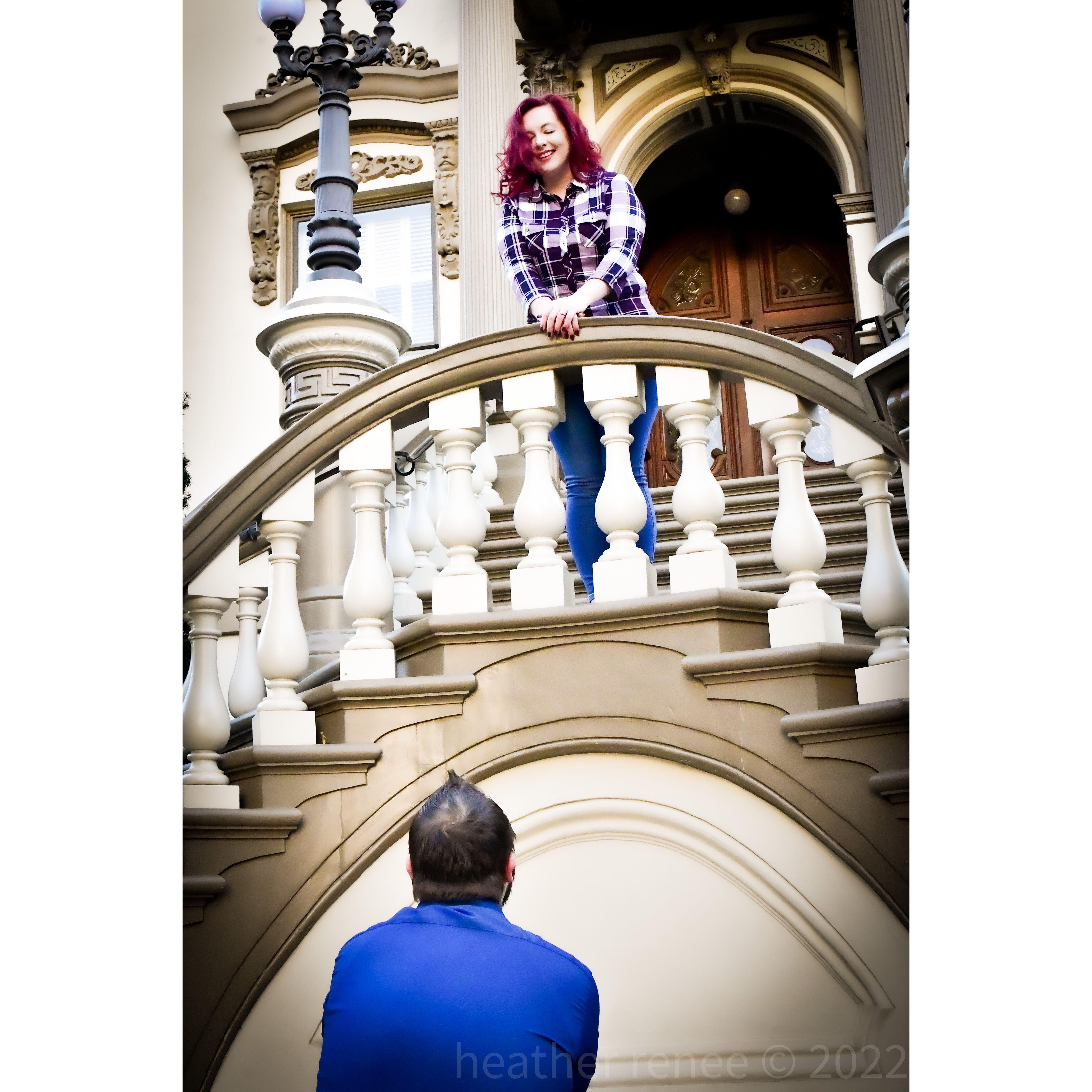 Engagement photo.