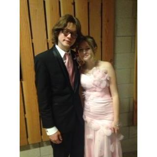 This is the first prom we went to as a couple.