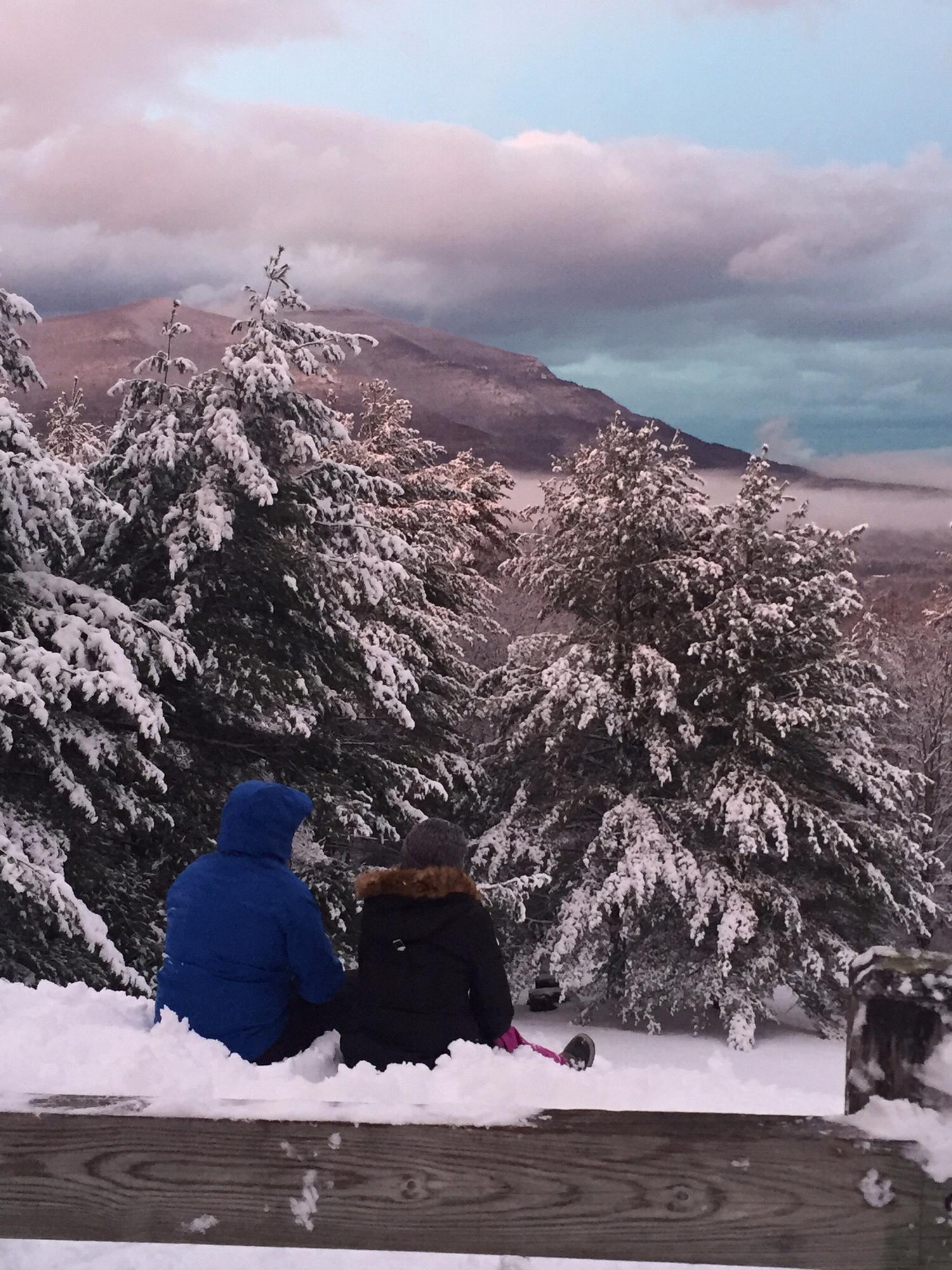 Enjoying a sunset in the gorgeous mountains of Woodstock, NY.