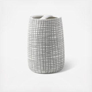 Raffia Toothbrush Holder