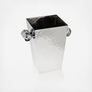 Hammered Stainless Steel Ice Bucket