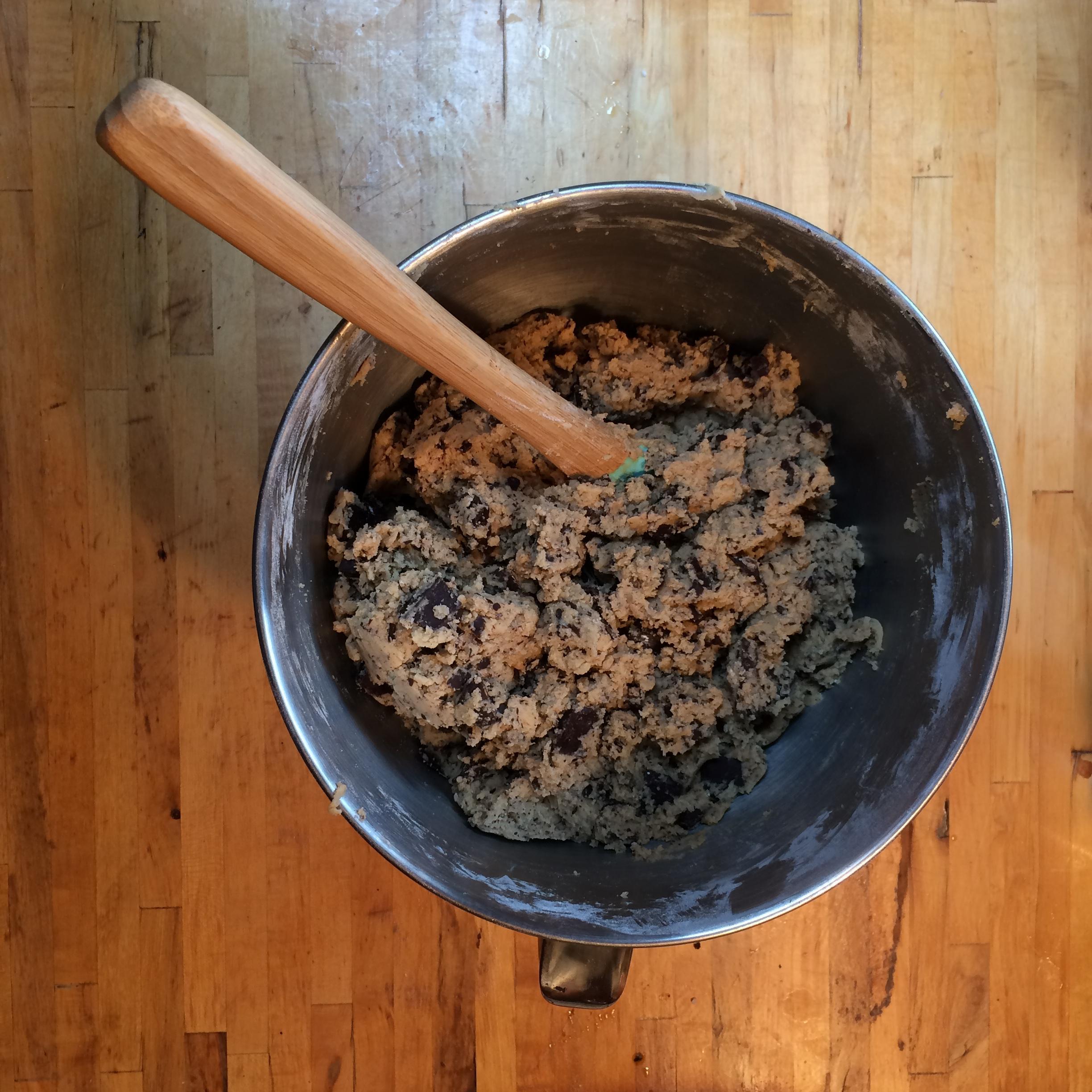 Fun fact: We always (actually, ALWAYS) have balls of cookie dough in the freezer. You never know when a cookie craving might strike.