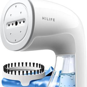 HiLIFE Upgraded Steamer for Clothes, Handheld & Portable, 1100W Powerful Steam, 300ml Big Capacity & No Leak Design, 30S Fast Heat-up, Quick Wrinkle Remover, Compact Size for Travel, ONLY 120V