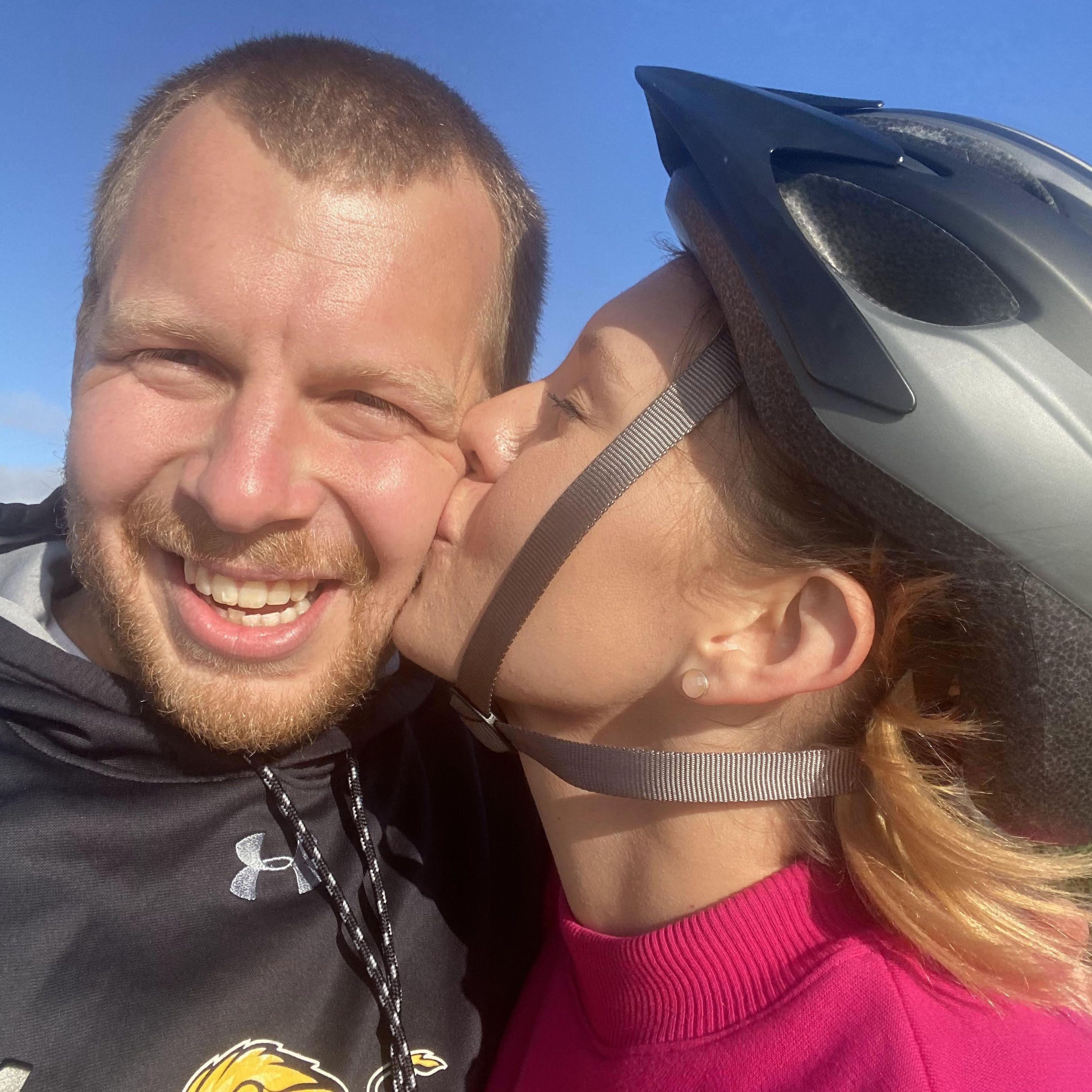 First anniversary bike ride (February 2022)