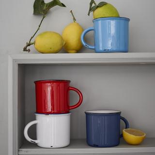 Tinware Summer Assorted Mug, Set of 4