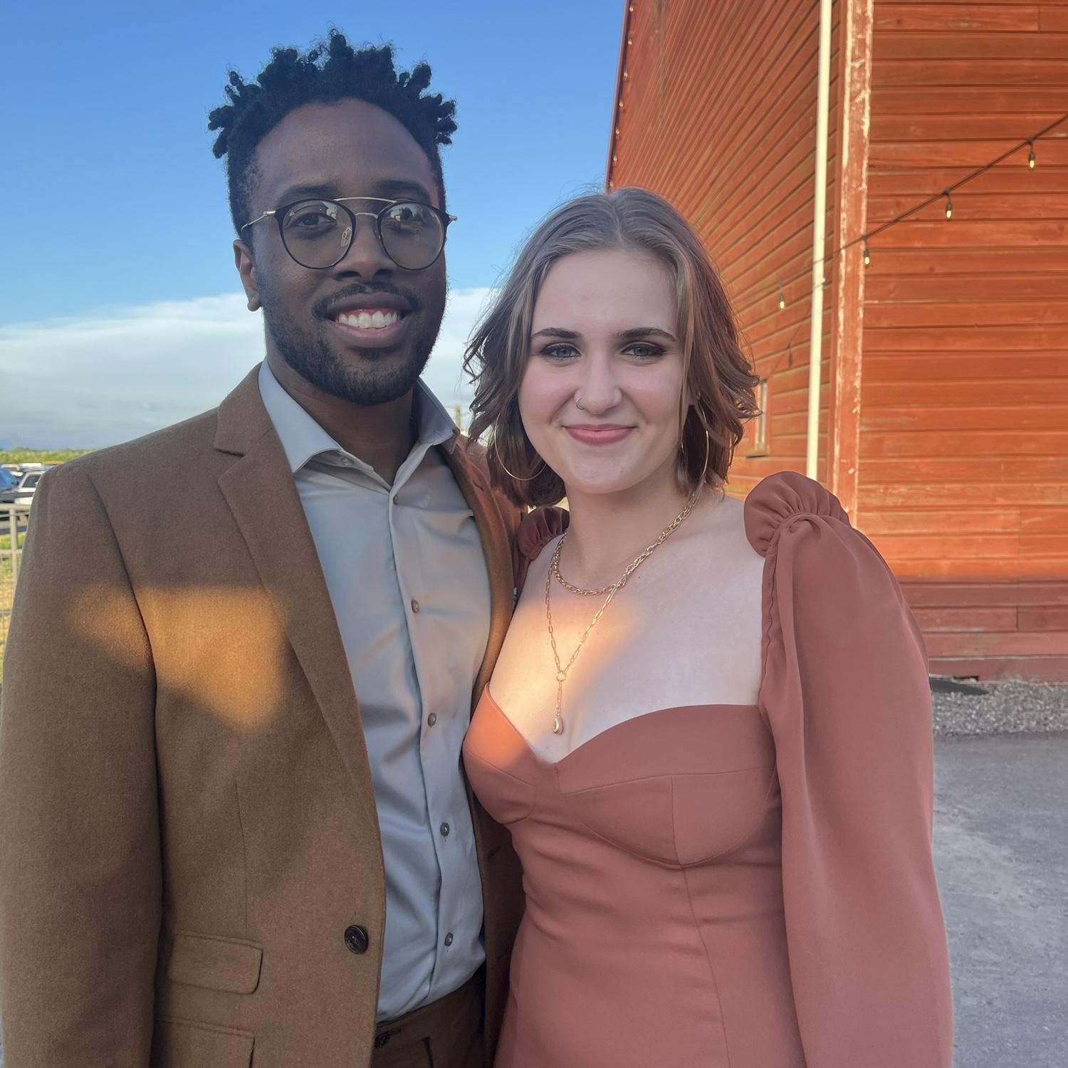 Attending a wedding in May, 2023.
